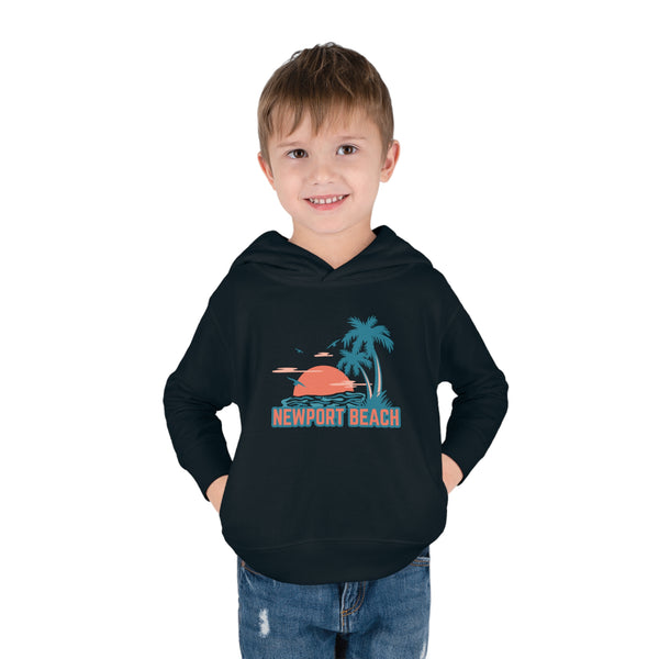 Newport Beach, California Toddler Hoodie - Unisex Newport Beach Toddler Sweatshirt