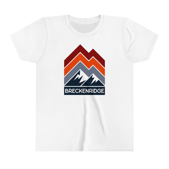 Breckenridge, Colorado Youth Shirt - Retro Mountain Breckenridge Kid's T-Shirt