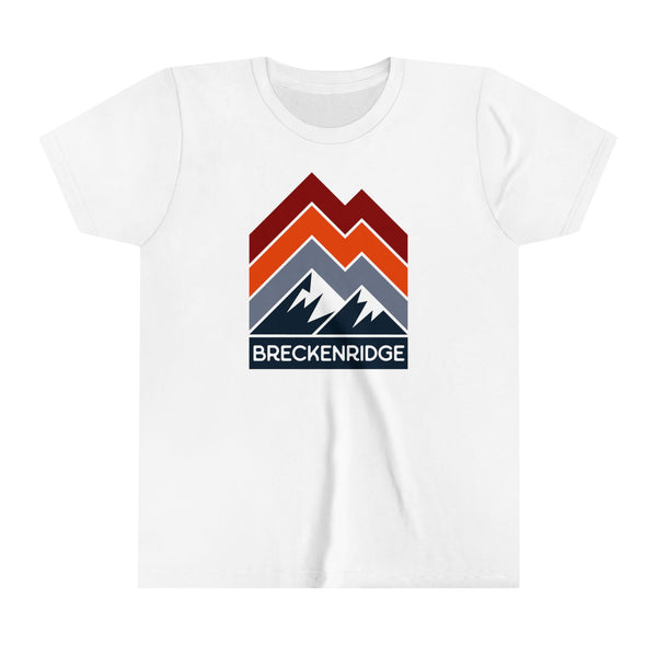 Breckenridge, Colorado Youth Shirt - Retro Mountain Breckenridge Kid's T-Shirt
