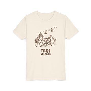Taos, New Mexico Youth T-Shirt — Vintage Gondola Ski Mountain Tee
