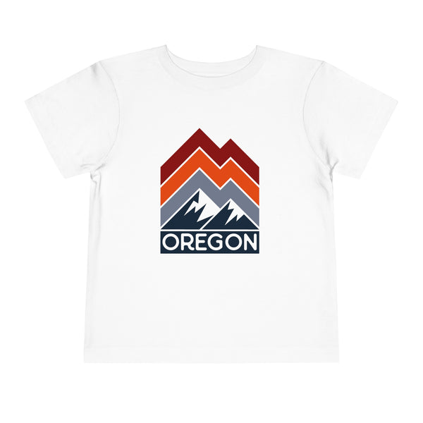 Oregon Toddler T-Shirt - Retro Palm Tree Unisex Toddler Oregon Shirt