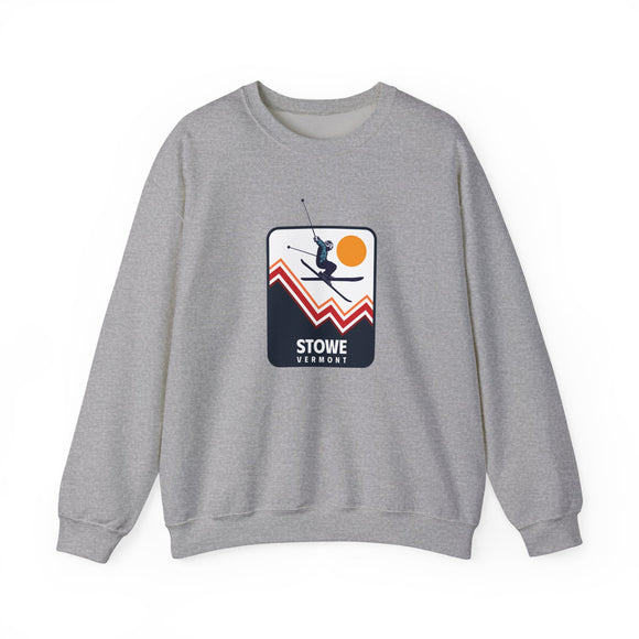 Stowe, Vermont Sweatshirt - Unisex Snow Ski Jump Stowe Sweatshirt