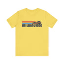 Milwaukee, Wisconsin T Shirt - Retro Jetski PWC Graphic Tee-3