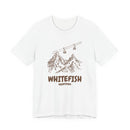Whitefish, Montana Mountain T-Shirt — Vintage Gondola Ski Mountain Tee-2