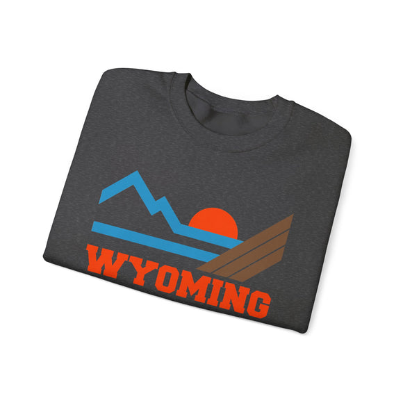 Wyoming Sweatshirt - Mountain Wyoming Crewneck Sweatshirt