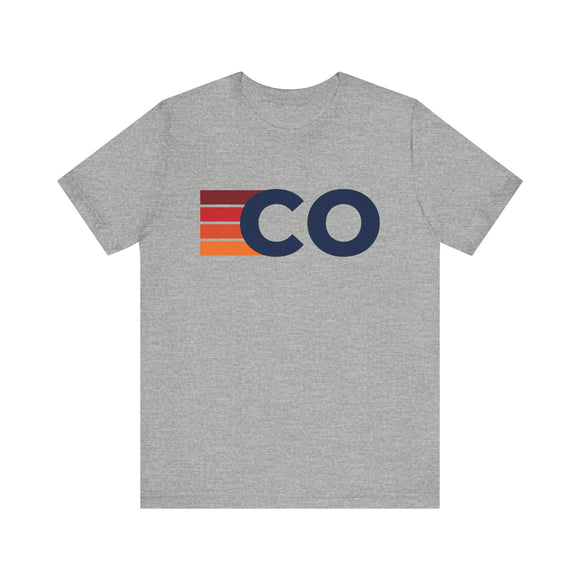 Colorado Retro Stripes T-Shirt | Colorado State Tee