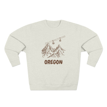 Premium Oregon Gondola Ski Mountain Sweatshirt
