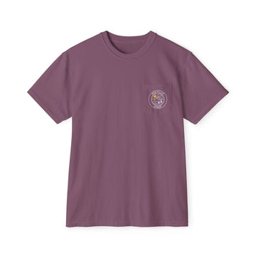 Buy berry Montpelier, Vermont Pocket Tee Shirt, Garment-Dyed Shirt, Mountain Graphic Tee, Comfort Colors