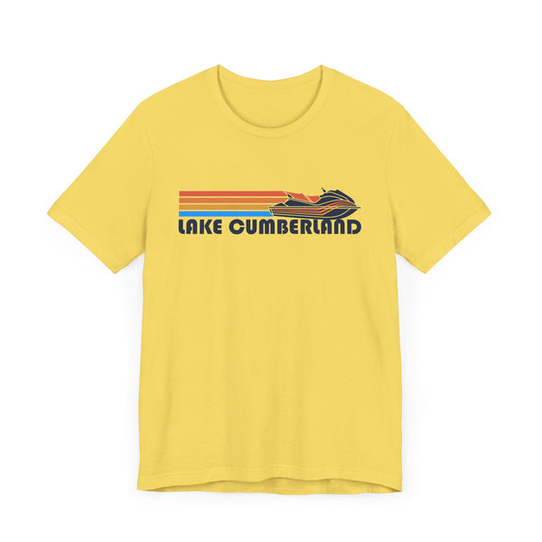 Lake Cumberland, Kentucky T Shirt - Retro Jetski PWC Graphic Tee