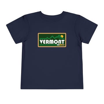 Buy navy Vermont Toddler Graphic Tee - Kids Vermont Shirt