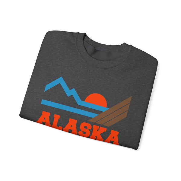 Alaska Sweatshirt - Mountain Alaska Crewneck Sweatshirt