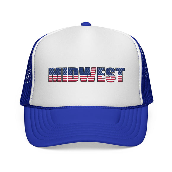 Midwest Stars and Stripes Trucker Hat | Vintage Americana