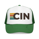 Cincinnati, Ohio Trucker Hat - CIN Abbr retro cap-3