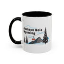 Jackson Hole, Wyoming Retro Snow Skiing Mountain 11 oz Mug, Ski Lodge Decor Coffee Cup, Mountain Gondola  Lover Gift, Retro Skiing Mug-9