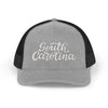 South Carolina Snapback Trucker Cap - Embroidered South Carolina Hat