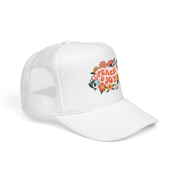 Peace and Joy Trucker Hat Boho