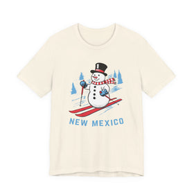 New Mexico T Shirt - Ski Snowman Graphic New Mexico Tee - 0