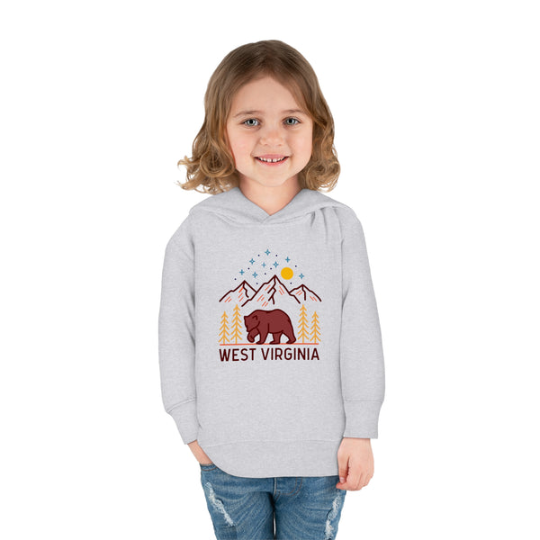 West Virginia Toddler Hoodie - Unisex West Virginia Toddler Sweatshirt