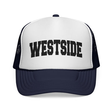 Buy dark-navy Westside Retro Collegiate Style Trucker Hat