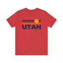 Utah T-Shirt Retro Sun Ombre Unisex Tee, Vintage Utah Tee, Mountain Sun Tee, Utah Souvenir Shirt-7