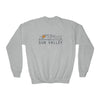 Sun Valley, Idaho Youth Sweatshirt - Unisex Kid's Sun Valley Crewneck Sweatshirt