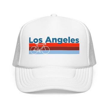 Kids Los Angeles, California Trucker Hat Foam LA Bike