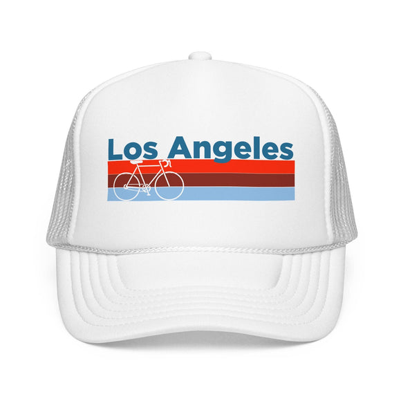 Kids Los Angeles, California Trucker Hat Foam LA Bike