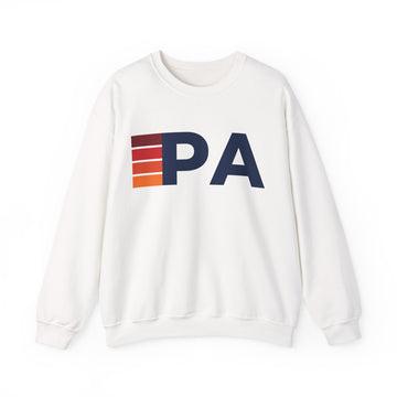 Pennsylvania Retro Sweatshirt | Retro Stripes Pennsylvania