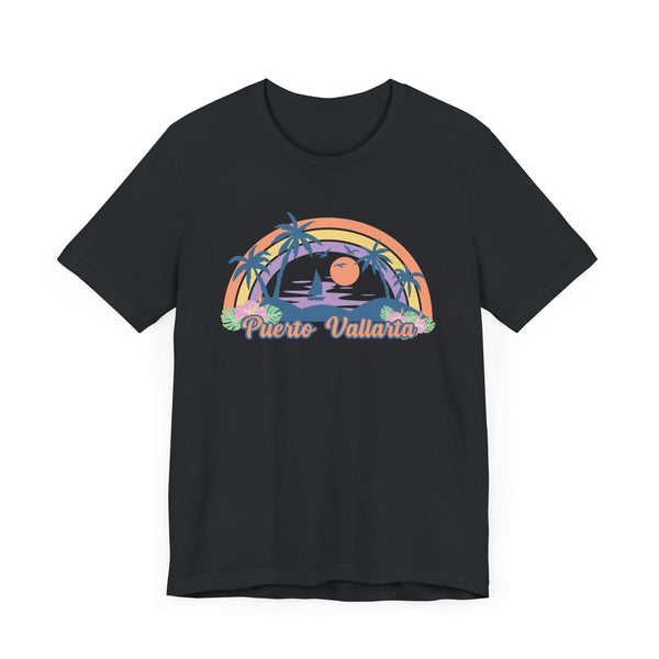Puerto Vallarta T-Shirt - Retro Beach Unisex Puerto Vallarta Shirt