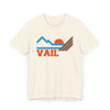 Vail, Colorado Retro Mountains Sunset T-Shirt | Vintage Vail Tee