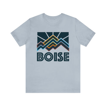 Buy light-blue Boise, Idaho T-Shirt - Retro Unisex Boise Shirt