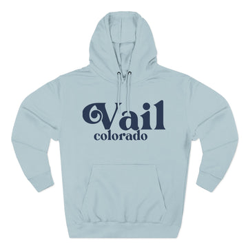 Buy blue-mist Premium Vail, Colorado Hoodie