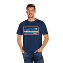 California Graphic Tee, Comfort Colors Retro Mountain Unisex T shirt-20