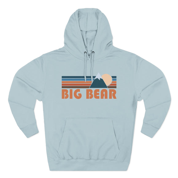 Big Bear, California Hoodie - Retro Mountain Unisex Sweatshirt