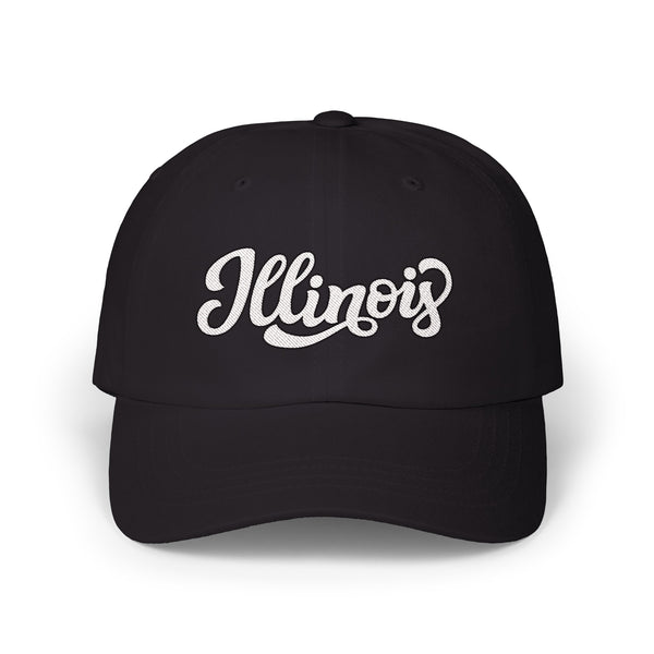 Illinois Dad Hat - Embroidered Illinois Classic Dad Cap