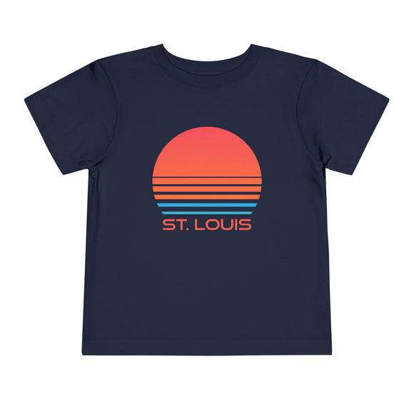 St. Louis, Missouri Toddler T-Shirt - Retro 80s Toddler St. Louis Shirt