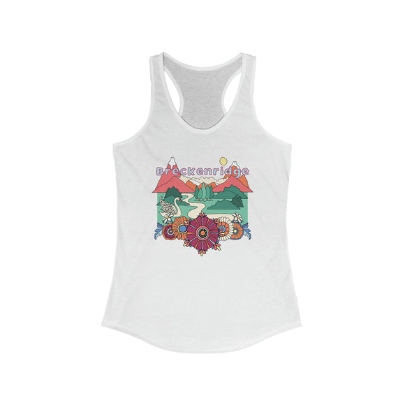 Breckenridge, Colorado Women's Racerback Tank Top