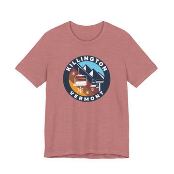 Killington, Vermont T Shirt - Retro Ski Lift Tee