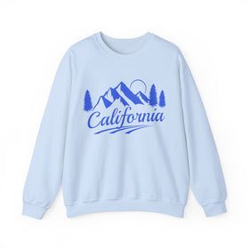 California Sweatshirt - Unisex Mountain California Sweatshirt