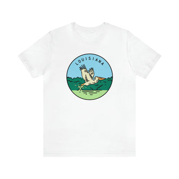 Buy white Louisiana T-Shirt - Unisex Louisiana Shirt