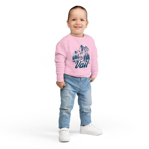 Vail, Colorado Toddler Sweatshirt - Vail Toddler Crewneck Sweatshirt