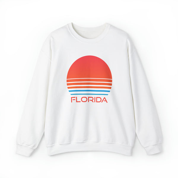 Florida Sweatshirt - Unisex Retro 80s Florida Sweatshirt