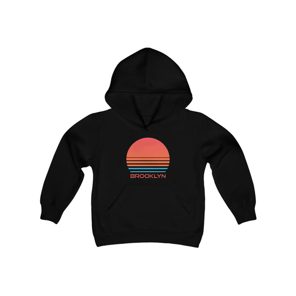 Brooklyn, New York Youth Hoodie - Retro 80s