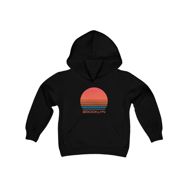 Brooklyn, New York Youth Hoodie - Retro 80s