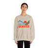 Denver, Colorado Sweatshirt - Mountain Denver Crewneck Sweatshirt
