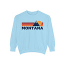 Montana Mountain Stripes Sweatshirt | Comfort Colors - 100% Cotton-1