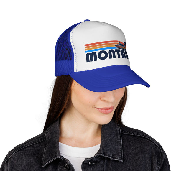 Montauk, New York PWC Boating Trucker Hat - Vintage Style Montauk Cap