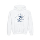 Stowe, Vermont Youth Hoodie - Snow Ski Kids Stowe Hooded Sweatshirt-1