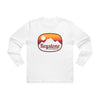 Keystone, Colorado Mens Base Long-sleeve Tee - Retro Ombre Heavy Weight Long Sleeve T-shirt