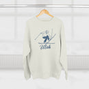 Premium Utah Vintage Snow Ski Sweatshirt-12